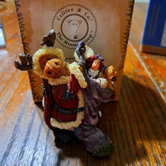 Vintage 2002 Boyds Bear Critter & Co Moose Troop Morley Kringlemoose Figurine - Picture 1 of 11